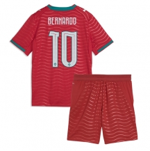 Portugal Bernardo Silva #10 Replika Hemmatröja Barn VM 2026 Kortärmad (+ byxor)