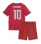 Portugal Bernardo Silva #10 Replika Hemmatröja Barn VM 2026 Kortärmad (+ byxor)