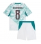 Portugal Bruno Fernandes #8 Replika Bortatröja Barn VM 2026 Kortärmad (+ byxor)
