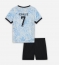 Portugal Cristiano Ronaldo #7 Replika Bortatröja Barn EM 2024 Kortärmad (+ byxor)