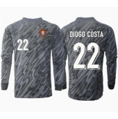 Portugal Diogo Costa #22 Målvakt Replika Bortatröja EM 2024 Långärmad