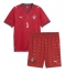 Portugal Diogo Dalot #5 Replika Hemmatröja Barn VM 2026 Kortärmad (+ byxor)