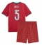 Portugal Diogo Dalot #5 Replika Hemmatröja Barn VM 2026 Kortärmad (+ byxor)