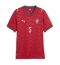 Portugal Diogo Dalot #5 Replika Hemmatröja Dam VM 2026 Kortärmad