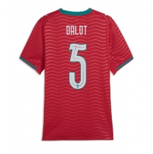 Portugal Diogo Dalot #5 Replika Hemmatröja Dam VM 2026 Kortärmad