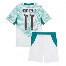 Portugal Joao Felix #11 Replika Bortatröja Barn VM 2026 Kortärmad (+ byxor)
