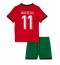 Portugal Joao Felix #11 Replika Hemmatröja Barn EM 2024 Kortärmad (+ byxor)