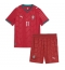 Portugal Joao Felix #11 Replika Hemmatröja Barn VM 2026 Kortärmad (+ byxor)