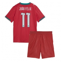 Portugal Joao Felix #11 Replika Hemmatröja Barn VM 2026 Kortärmad (+ byxor)