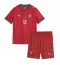 Portugal Joao Neves #15 Replika Hemmatröja Barn VM 2026 Kortärmad (+ byxor)