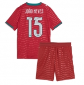 Portugal Joao Neves #15 Replika Hemmatröja Barn VM 2026 Kortärmad (+ byxor)