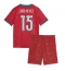 Portugal Joao Neves #15 Replika Hemmatröja Barn VM 2026 Kortärmad (+ byxor)