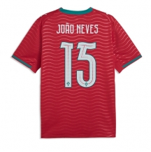 Portugal Joao Neves #15 Replika Hemmatröja VM 2026 Kortärmad