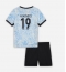 Portugal Nuno Mendes #19 Replika Bortatröja Barn EM 2024 Kortärmad (+ byxor)