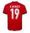 Portugal Nuno Mendes #19 Replika Hemmatröja EM 2024 Kortärmad