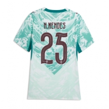 Portugal Nuno Mendes #25 Replika Bortatröja Dam VM 2026 Kortärmad