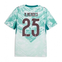 Portugal Nuno Mendes #25 Replika Bortatröja VM 2026 Kortärmad