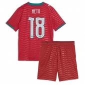 Portugal Pedro Neto #18 Replika Hemmatröja Barn VM 2026 Kortärmad (+ byxor)