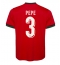 Portugal Pepe #3 Replika Hemmatröja EM 2024 Kortärmad