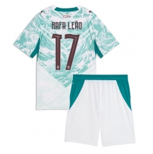 Portugal Rafael Leao #17 Replika Bortatröja Barn VM 2026 Kortärmad (+ byxor)