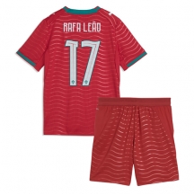 Portugal Rafael Leao #17 Replika Hemmatröja Barn VM 2026 Kortärmad (+ byxor)