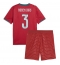 Portugal Ruben Dias #3 Replika Hemmatröja Barn VM 2026 Kortärmad (+ byxor)