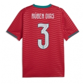 Portugal Ruben Dias #3 Replika Hemmatröja VM 2026 Kortärmad