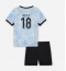 Portugal Ruben Neves #18 Replika Bortatröja Barn EM 2024 Kortärmad (+ byxor)