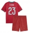 Portugal Vitinha #23 Replika Hemmatröja Barn VM 2026 Kortärmad (+ byxor)