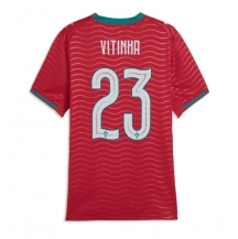 Portugal Vitinha #23 Replika Hemmatröja Dam VM 2026 Kortärmad