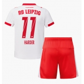 RB Leipzig Conrad Harder #11 Replika Hemmatröja Barn 2025-26 Kortärmad (+ byxor)