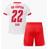 RB Leipzig David Raum #22 Replika Hemmatröja Barn 2025-26 Kortärmad (+ byxor)