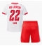 RB Leipzig David Raum #22 Replika Hemmatröja Barn 2025-26 Kortärmad (+ byxor)