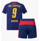 RB Leipzig Johan Bakayoko #9 Replika Bortatröja Barn 2025-26 Kortärmad (+ byxor)