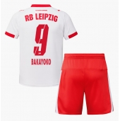 RB Leipzig Johan Bakayoko #9 Replika Hemmatröja Barn 2025-26 Kortärmad (+ byxor)