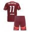 RB Leipzig Lois Openda #11 Replika Bortatröja Barn 2024-25 Kortärmad (+ byxor)