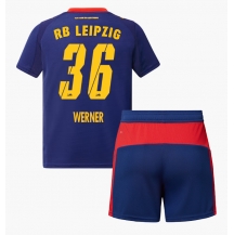 RB Leipzig Timo Werner #36 Replika Bortatröja Barn 2025-26 Kortärmad (+ byxor)