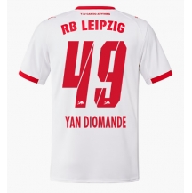 RB Leipzig Yan Diomande #49 Replika Hemmatröja 2025-26 Kortärmad