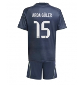 Real Madrid Arda Guler #15 Replika Bortatröja Barn 2025-26 Kortärmad (+ byxor)