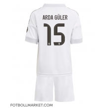 Real Madrid Arda Guler #15 Replika Hemmatröja Barn 2025-26 Kortärmad (+ byxor)