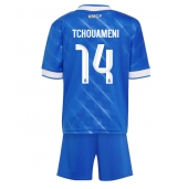 Real Madrid Aurelien Tchouameni #14 Replika Tredjetröja Barn 2025-26 Kortärmad (+ byxor)