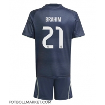 Real Madrid Brahim Diaz #21 Replika Bortatröja Barn 2025-26 Kortärmad (+ byxor)