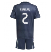 Real Madrid Daniel Carvajal #2 Replika Bortatröja Barn 2025-26 Kortärmad (+ byxor)