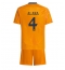 Real Madrid David Alaba #4 Replika Bortatröja Barn 2024-25 Kortärmad (+ byxor)