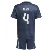 Real Madrid David Alaba #4 Replika Bortatröja Barn 2025-26 Kortärmad (+ byxor)