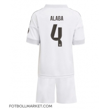 Real Madrid David Alaba #4 Replika Hemmatröja Barn 2025-26 Kortärmad (+ byxor)