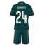 Real Madrid Denzel Dumfries #24 Replika Bortatröja Barn 2026-27 Kortärmad (+ byxor)
