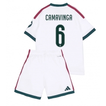 Real Madrid Eduardo Camavinga #6 Replika Hemmatröja Barn 2026-27 Kortärmad (+ byxor)