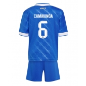 Real Madrid Eduardo Camavinga #6 Replika Tredjetröja Barn 2025-26 Kortärmad (+ byxor)