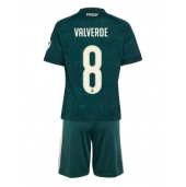 Real Madrid Federico Valverde #8 Replika Bortatröja Barn 2026-27 Kortärmad (+ byxor)